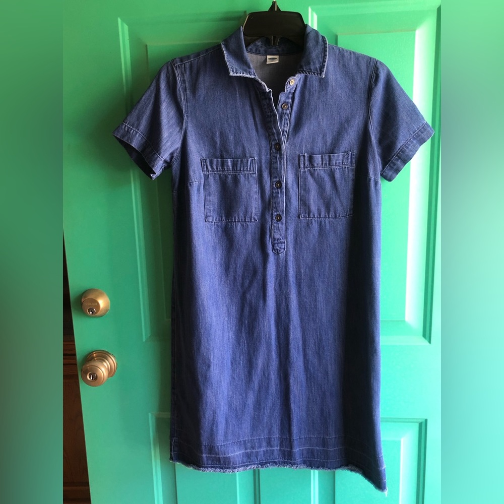 Old Navy Denim shirt sleeved dress, Women’s XS